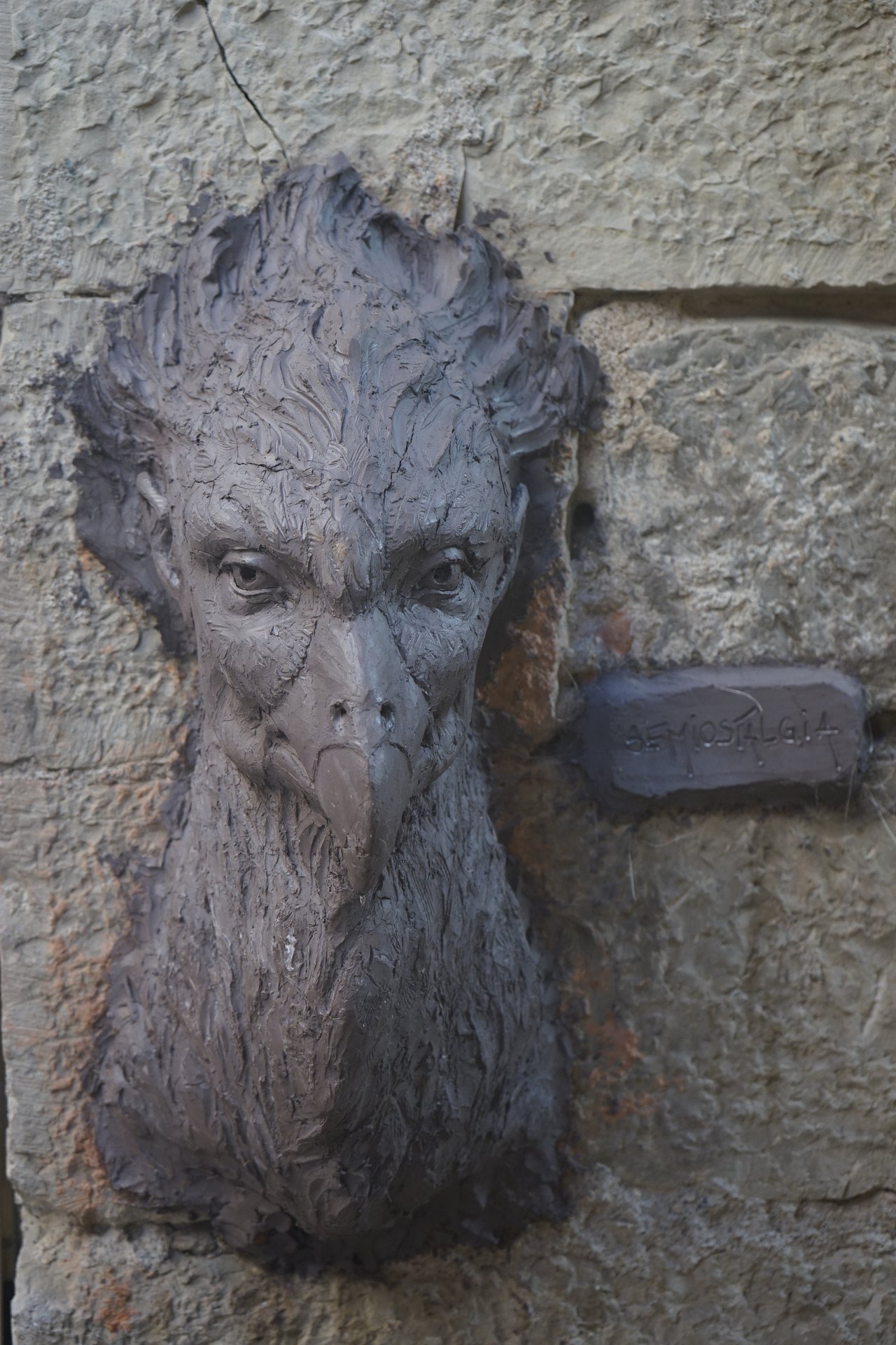 Retrait des sculptures Semiostalgia — documentation photographique, juillet 2026