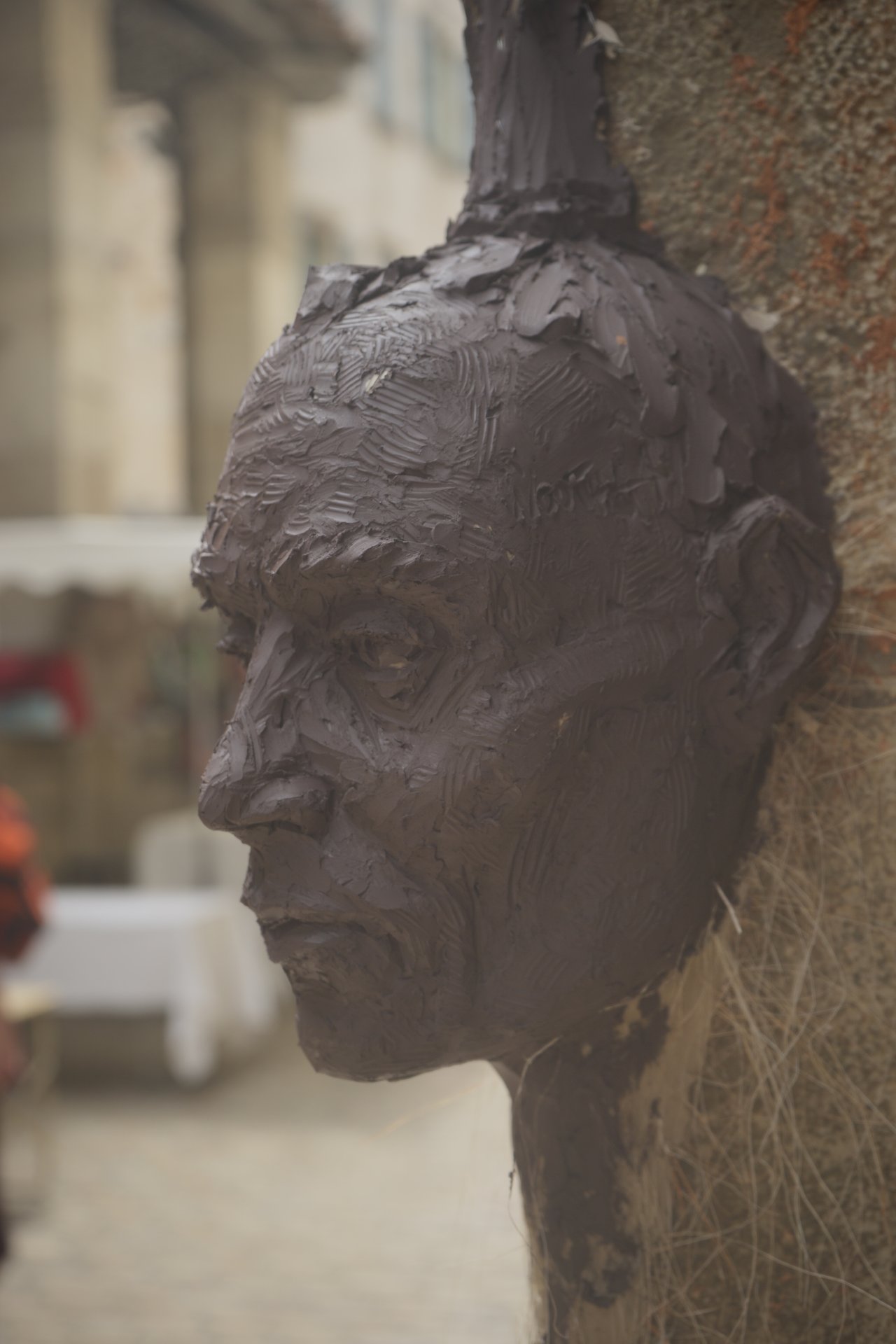 Retrait des sculptures Semiostalgia — documentation photographique, juillet 2026