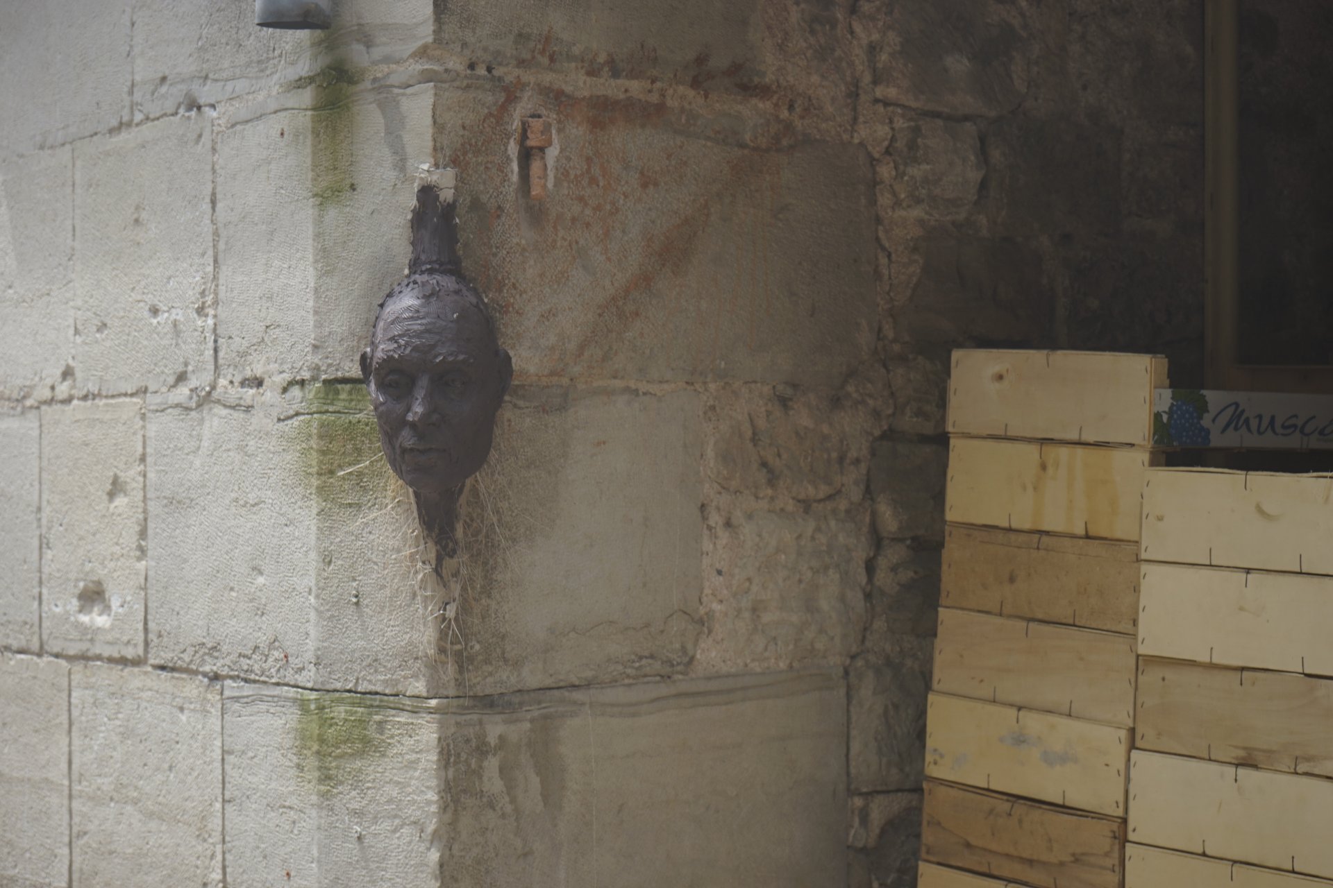 Retrait des sculptures Semiostalgia — documentation photographique, juillet 2026