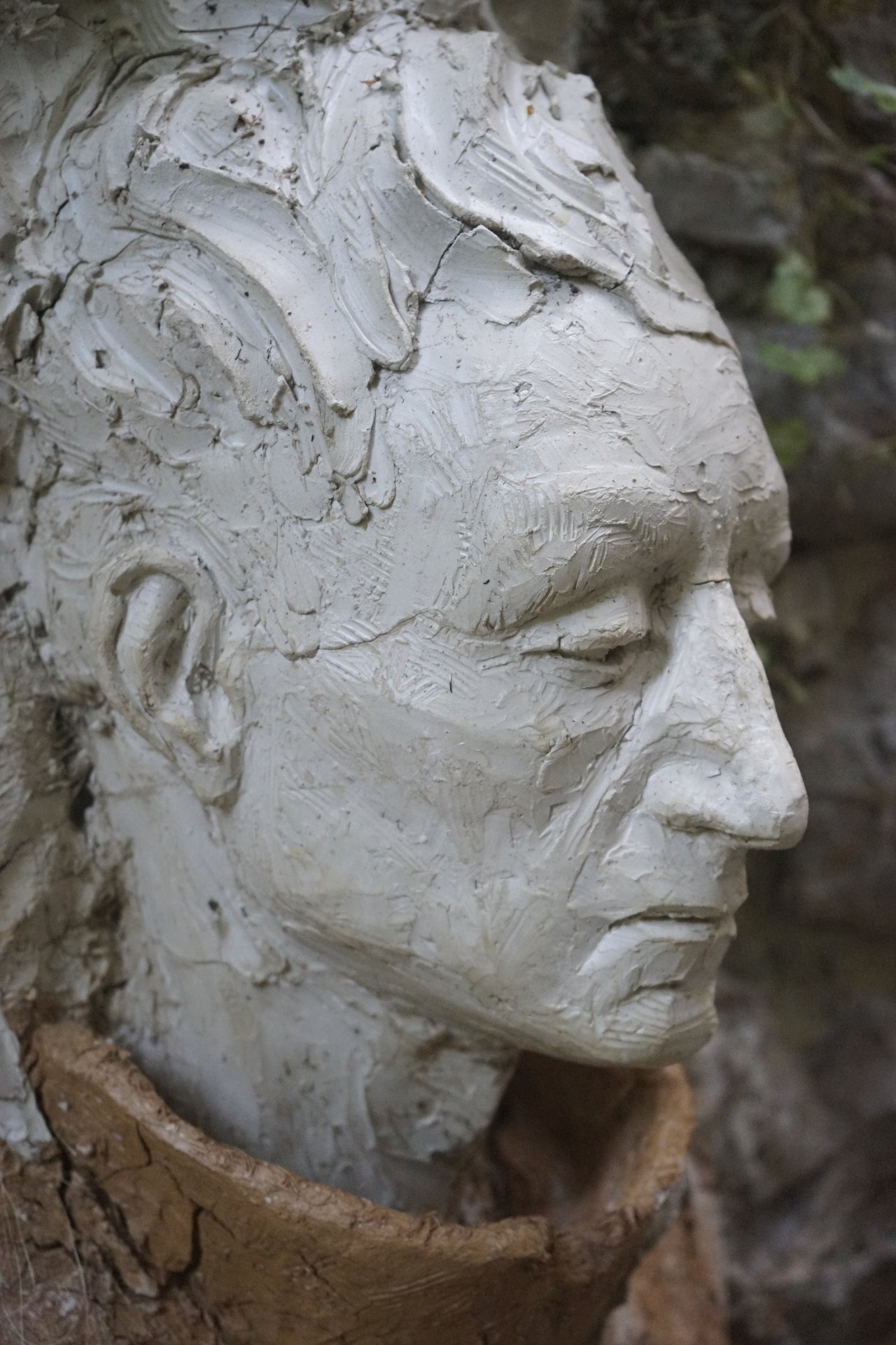 Retrait des sculptures Semiostalgia — documentation photographique, juillet 2026