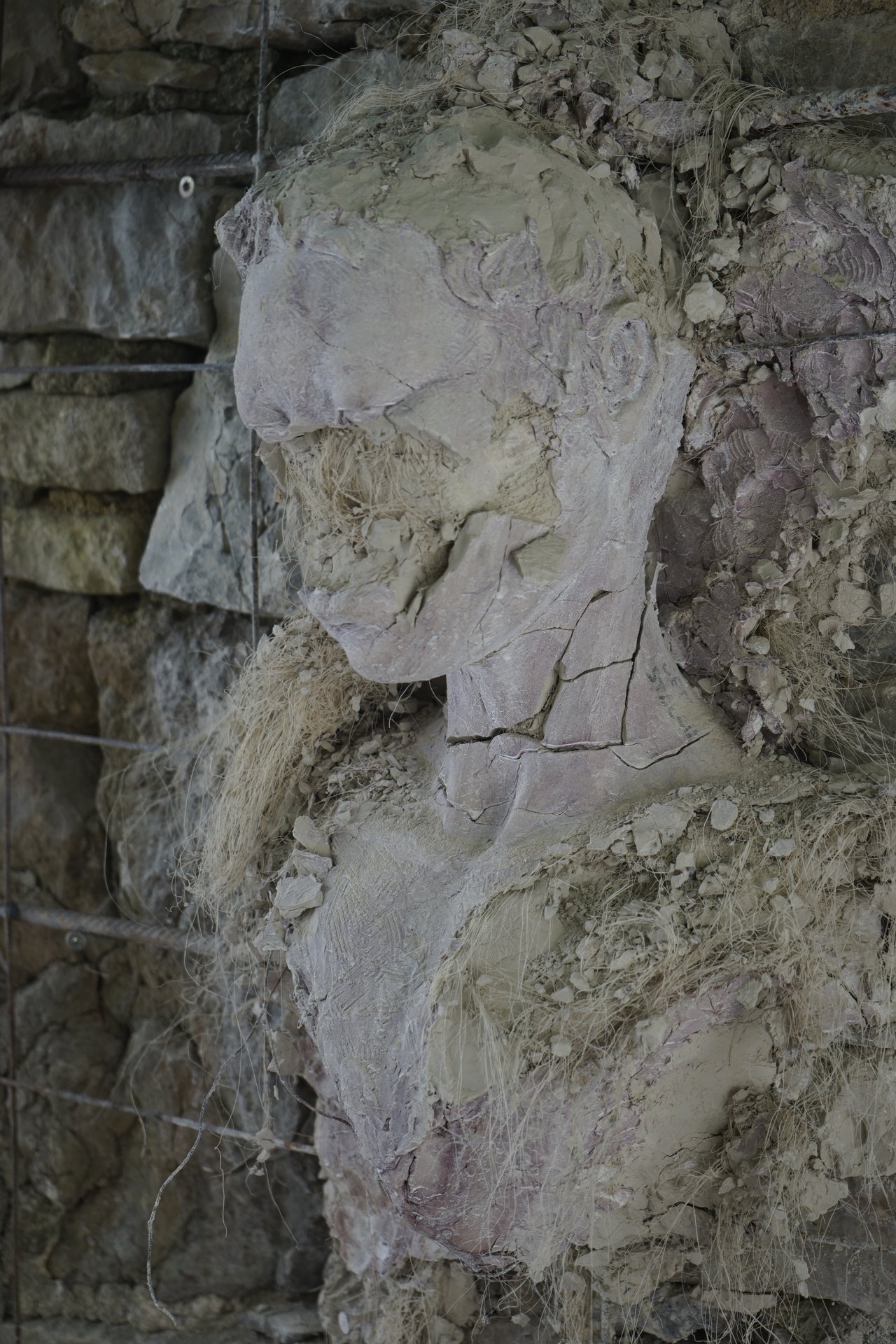 Retrait des sculptures Semiostalgia — documentation photographique, juillet 2026