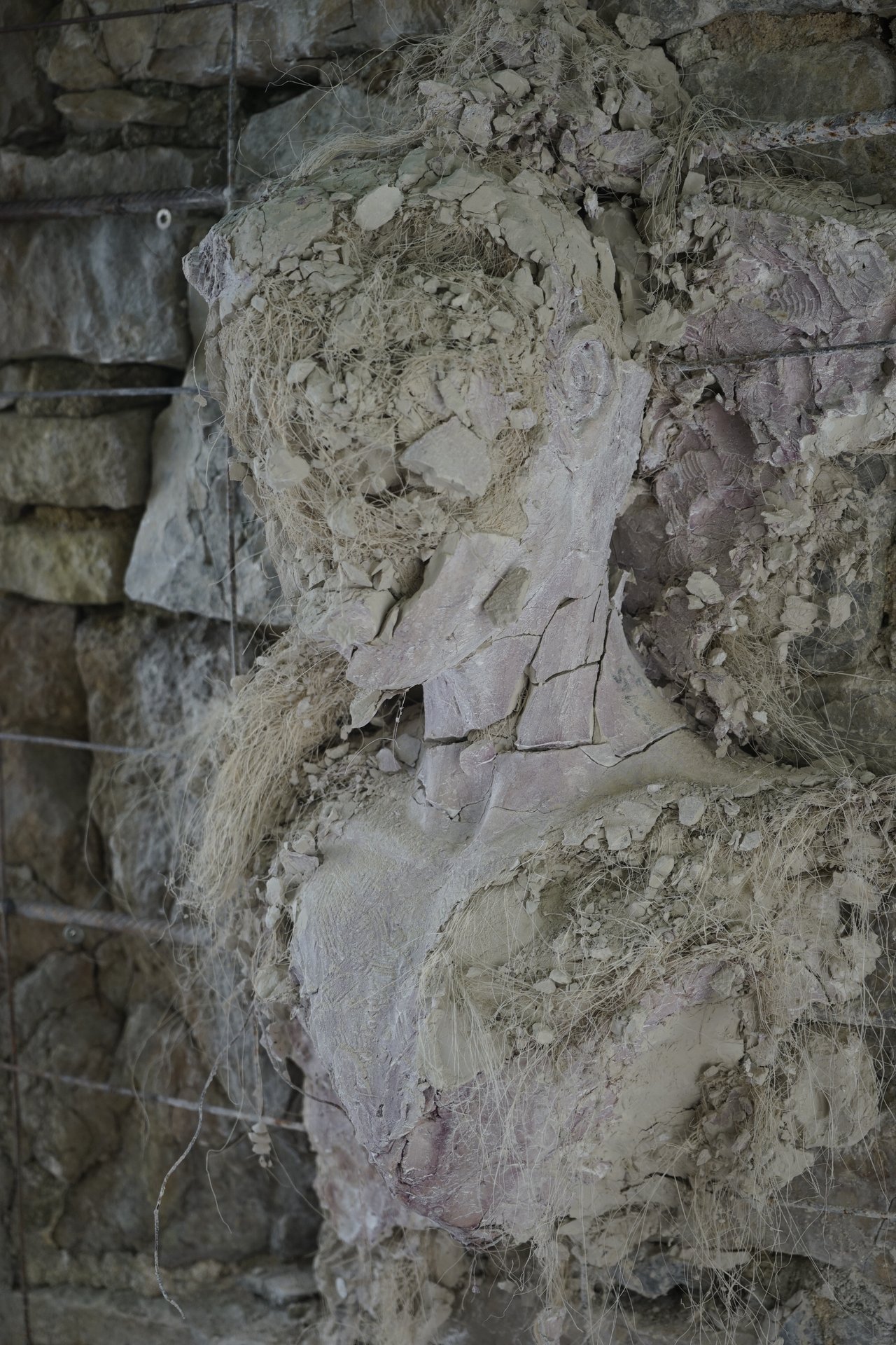 Retrait des sculptures Semiostalgia — documentation photographique, juillet 2026