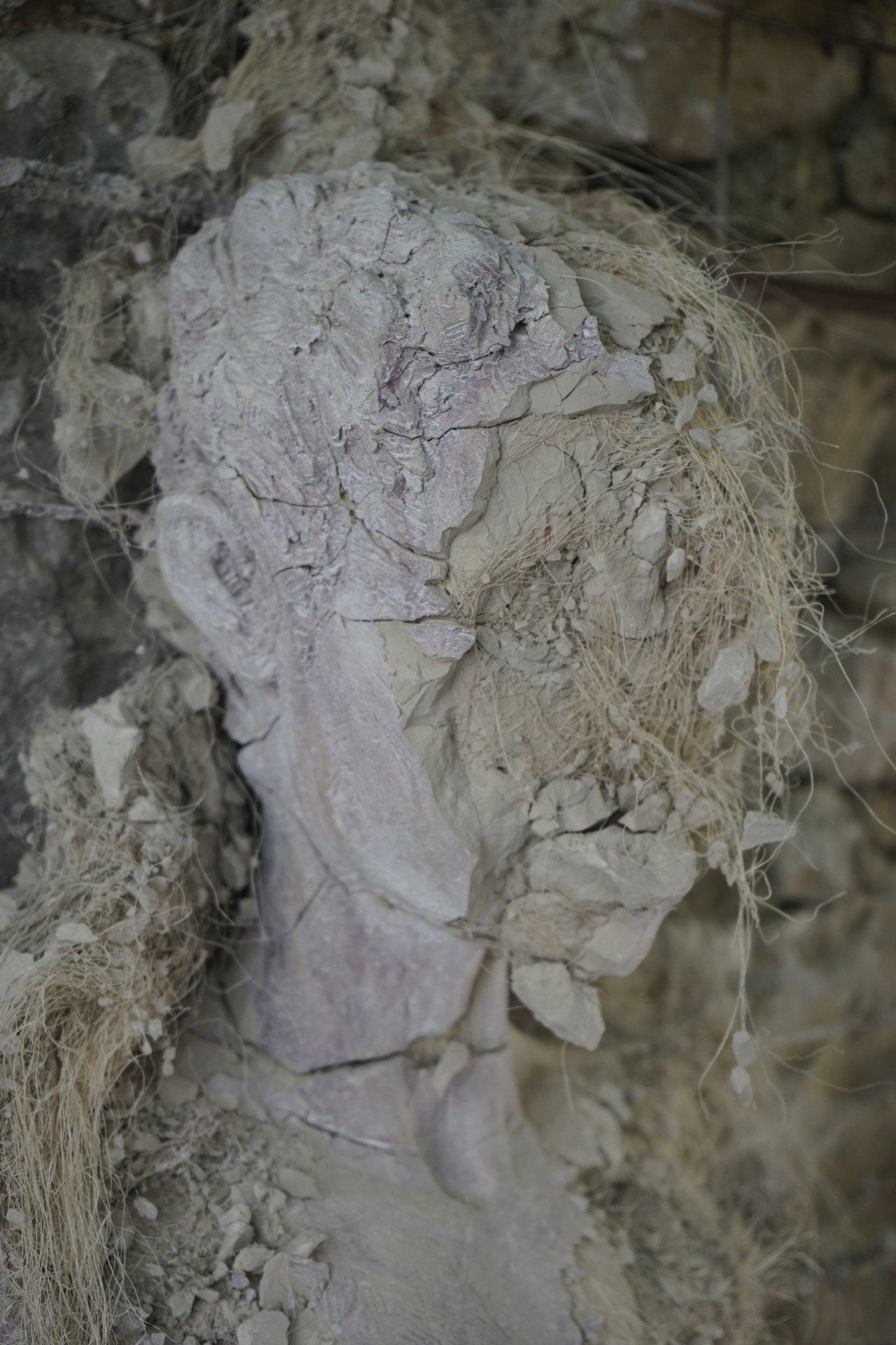 Retrait des sculptures Semiostalgia — documentation photographique, juillet 2026