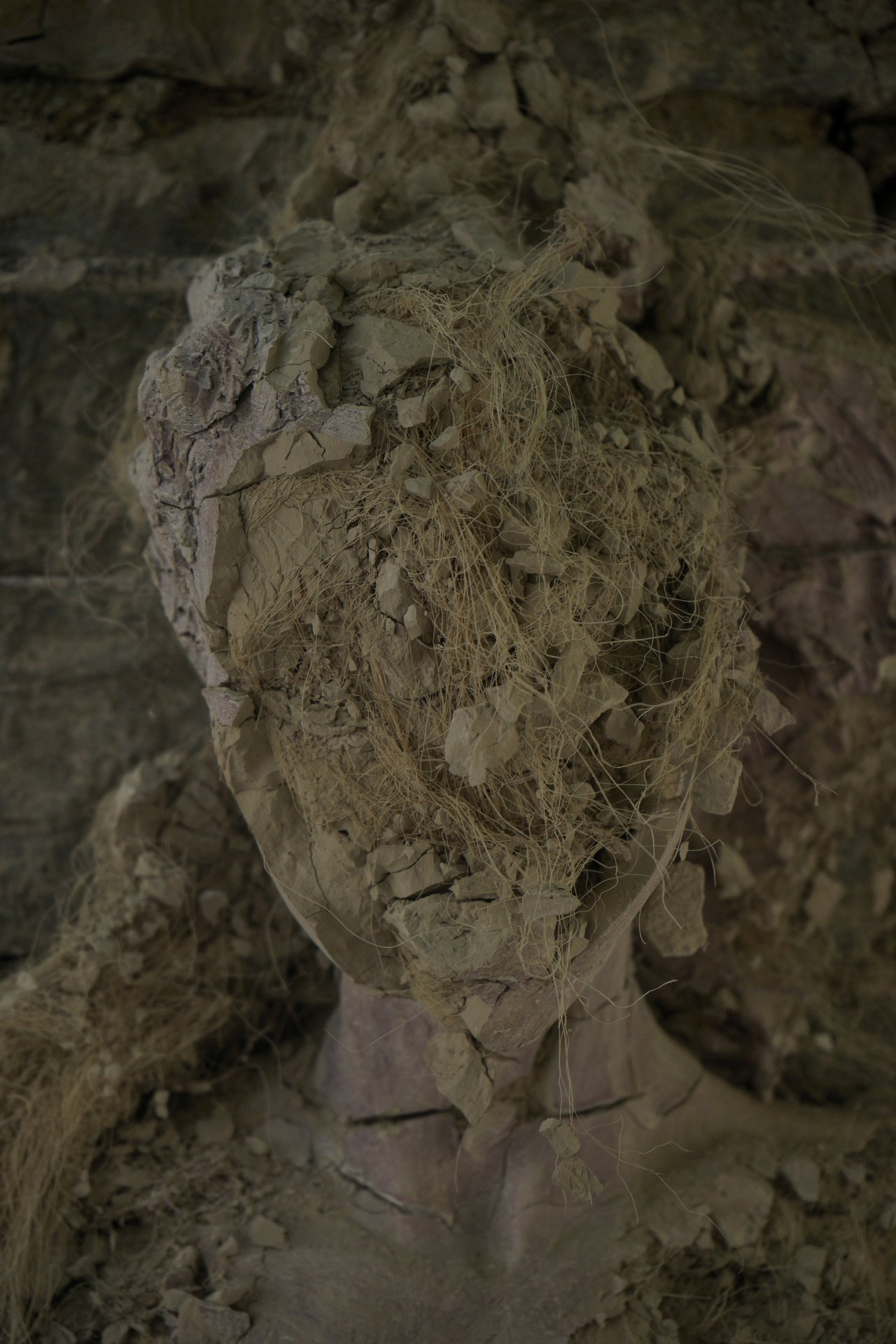 Retrait des sculptures Semiostalgia — documentation photographique, juillet 2026
