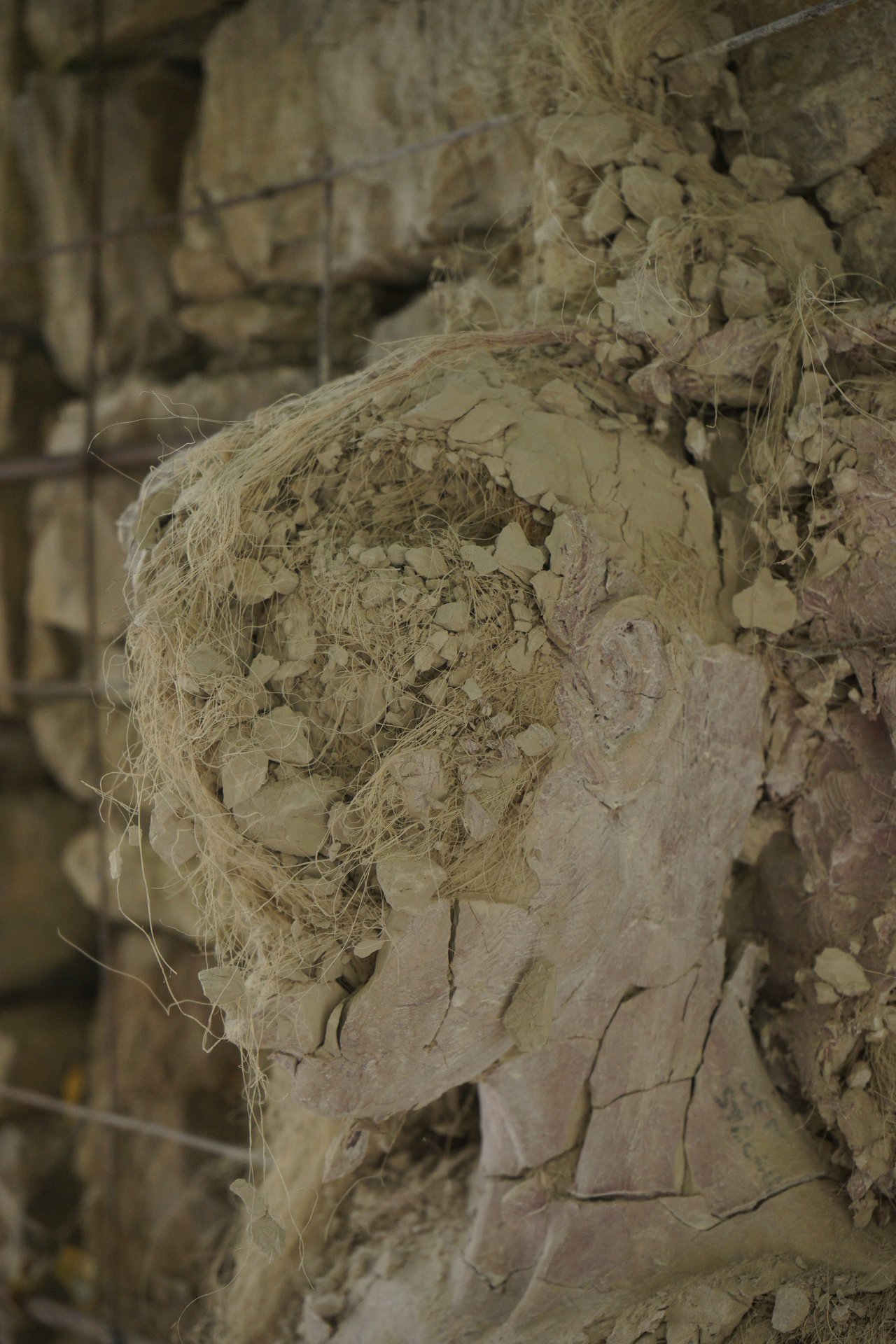 Retrait des sculptures Semiostalgia — documentation photographique, juillet 2026