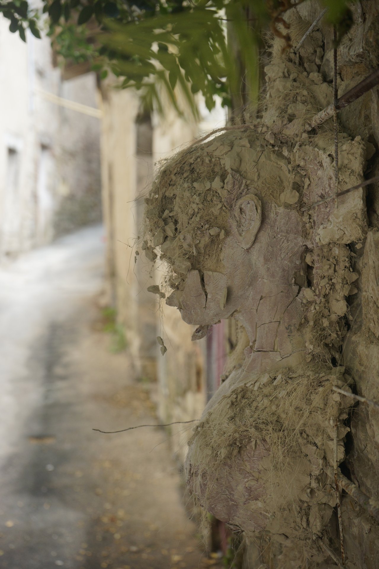 Retrait des sculptures Semiostalgia — documentation photographique, juillet 2026