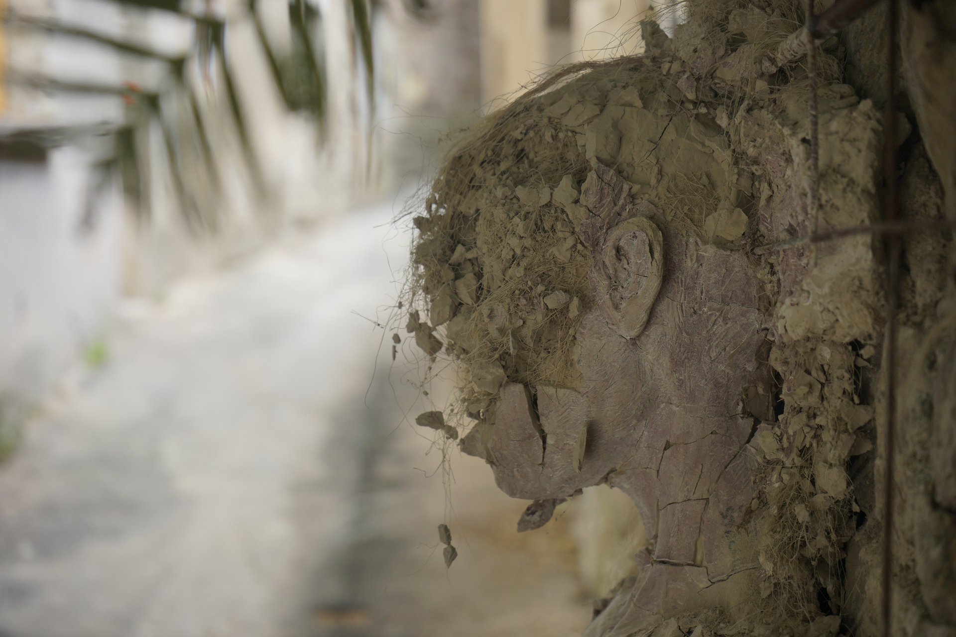 Retrait des sculptures Semiostalgia — documentation photographique, juillet 2026
