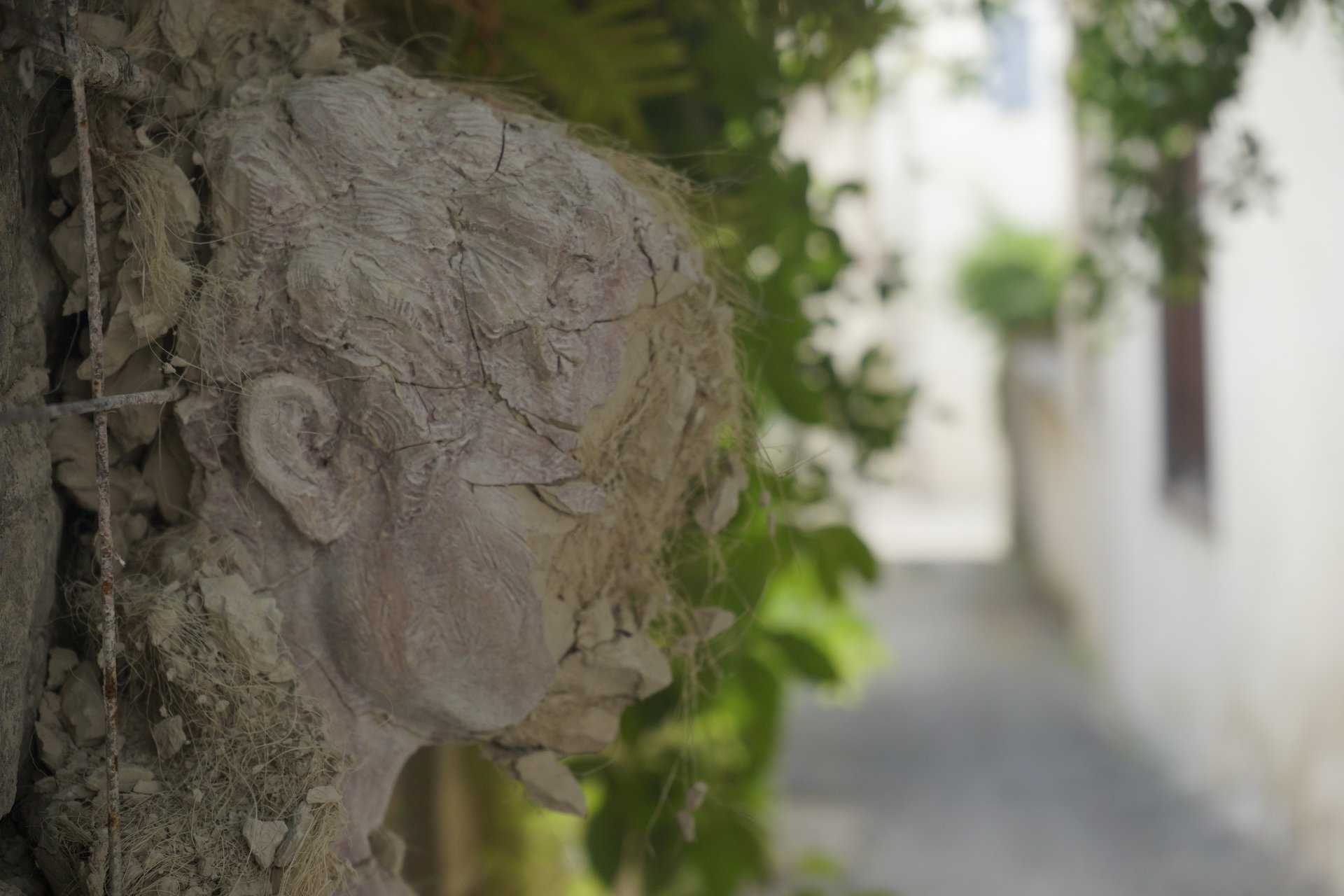 Retrait des sculptures Semiostalgia — documentation photographique, juillet 2026