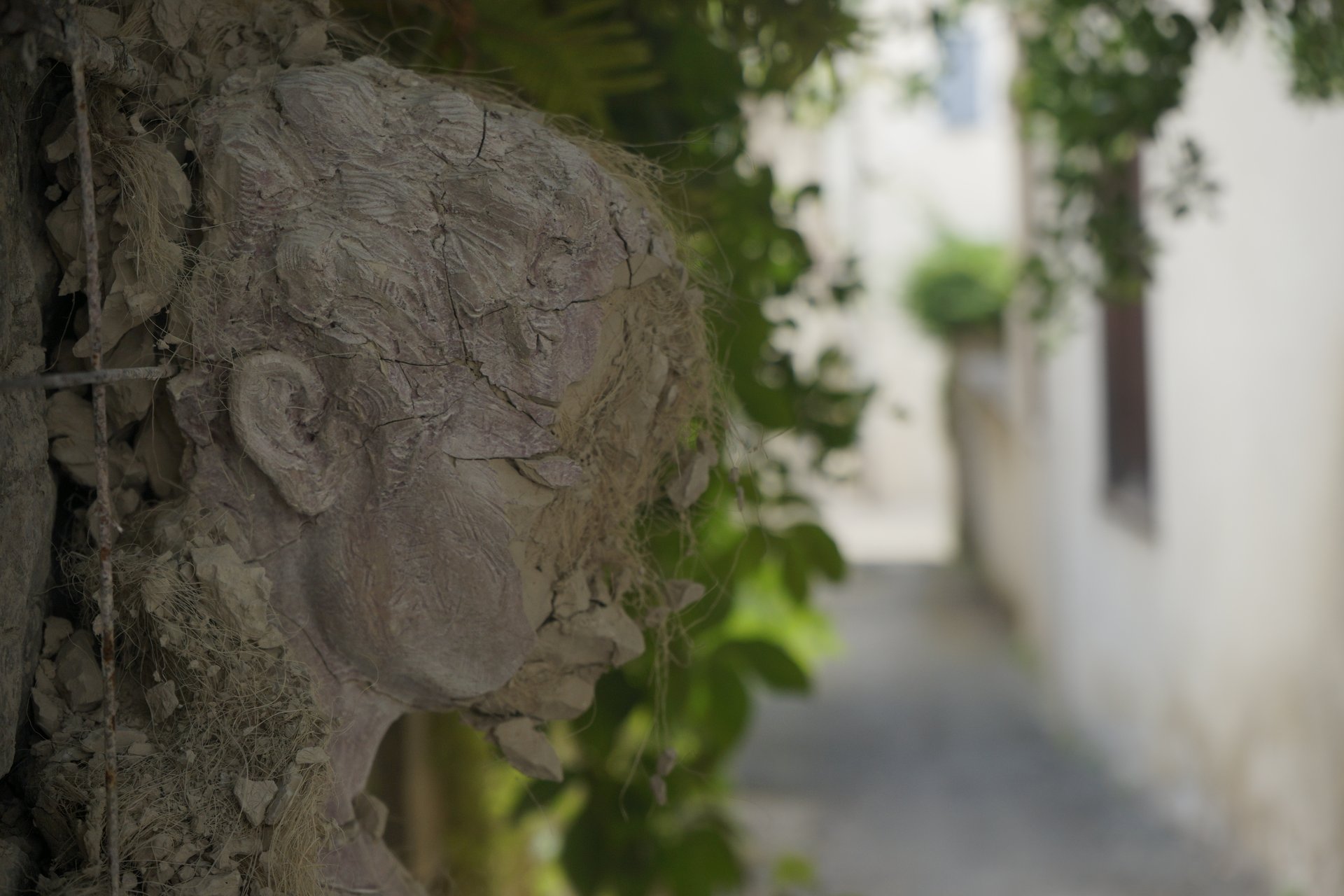 Retrait des sculptures Semiostalgia — documentation photographique, juillet 2026