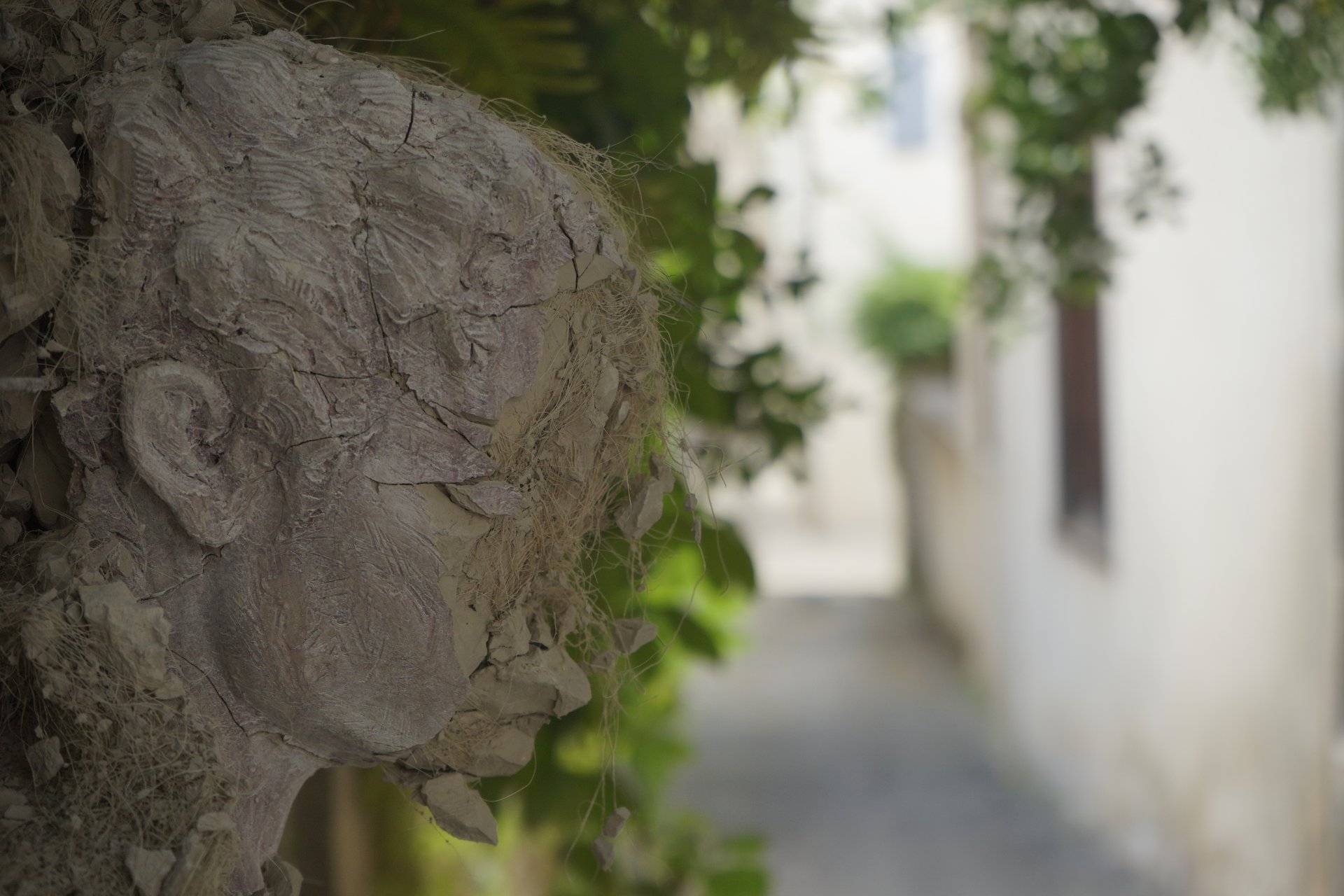 Retrait des sculptures Semiostalgia — documentation photographique, juillet 2026