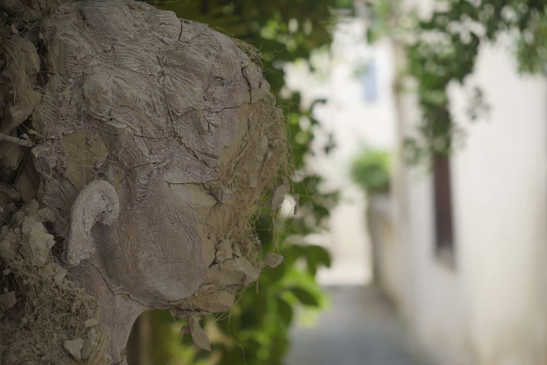 Retrait des sculptures Semiostalgia — documentation photographique, juillet 2026