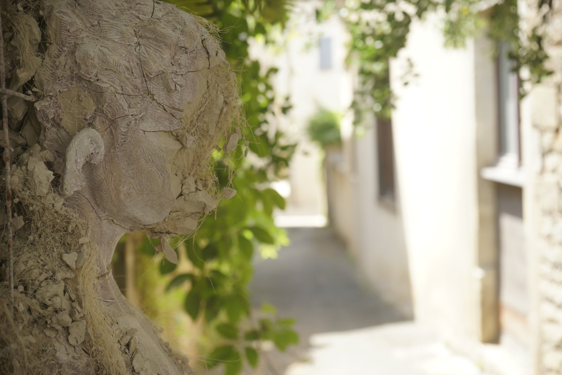 Retrait des sculptures Semiostalgia — documentation photographique, juillet 2026
