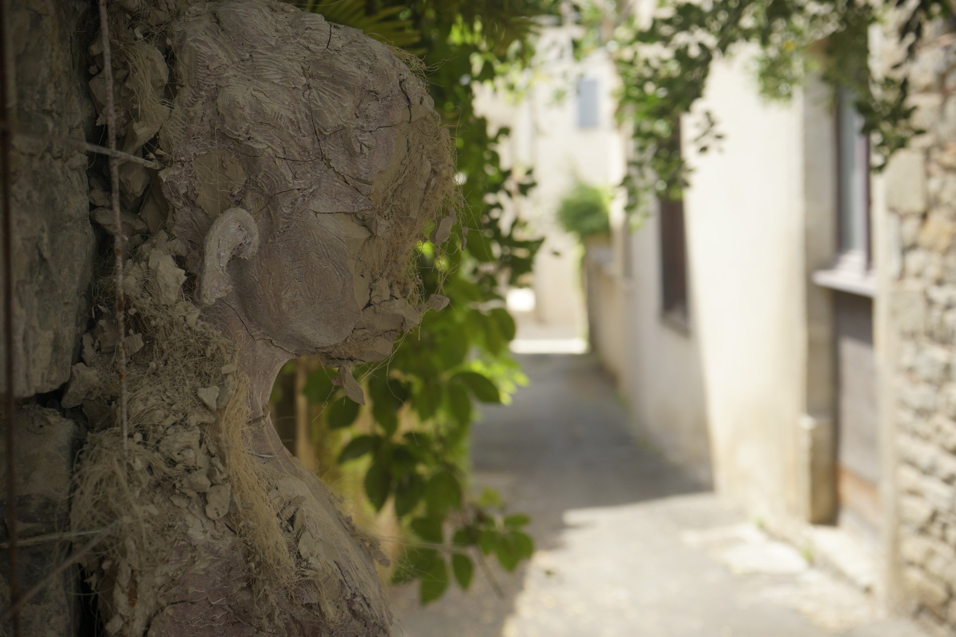 Retrait des sculptures Semiostalgia — documentation photographique, juillet 2026