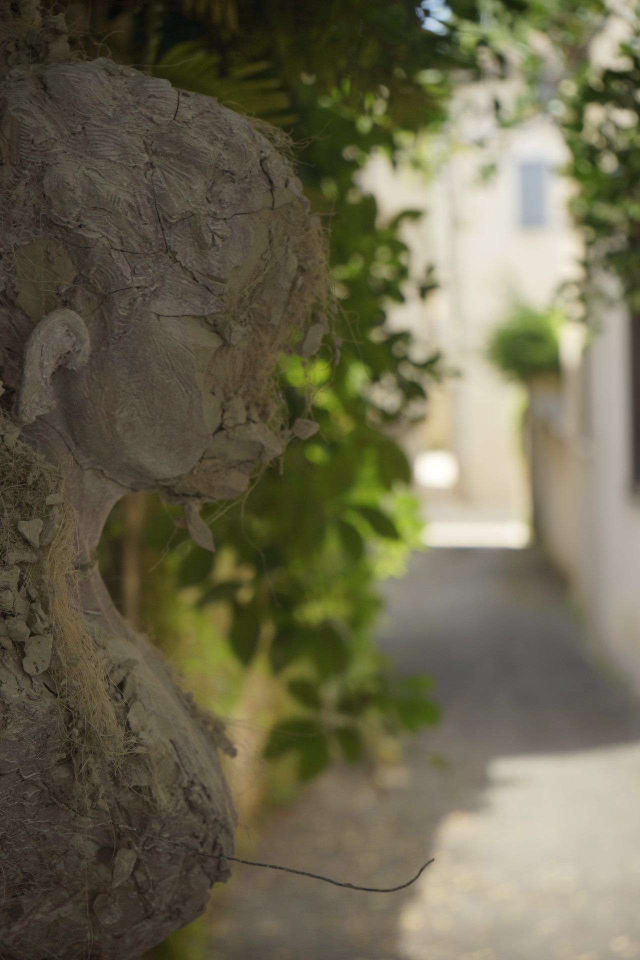 Retrait des sculptures Semiostalgia — documentation photographique, juillet 2026