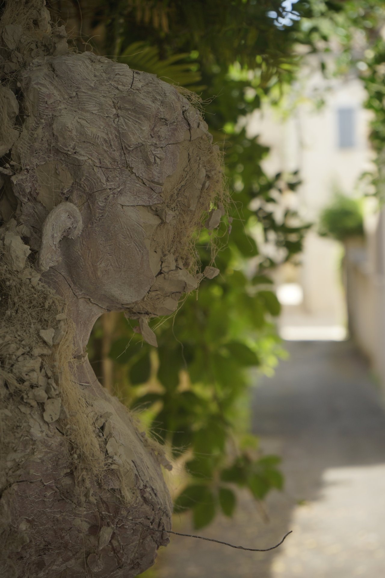 Retrait des sculptures Semiostalgia — documentation photographique, juillet 2026
